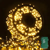 1+1 GRATIS:Instalatie De Craciun, Tip Rola, Cu 1000 LED-uri Mari, Interior sau Exterior, Rezistenta La Vreme Rea, 100 m, Alb Cald
