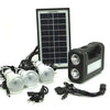 KIT Panou Solar Cu 3 Becuri, Incarcator USB Si Lanterna LP-0061
