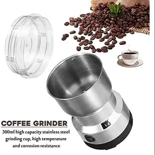 Rasnita Electrica Pentru Cafea, Capacitate 50 g, Putere 100 W, Din Otel Inoxidabil