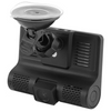 Camera auto TRIPLA Full HD cu monitor de 4 INCH pentru bord si unghi larg de filmare de 170 grade + Card 64GB