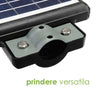 PACHET PROMOTIONAL: Stalp Stradal Cu Incarcare Solara VELORA, Panou Solar Integrat,  Putere Mare 1000W + Stalp De Sustinere CADOU + Acesorii
