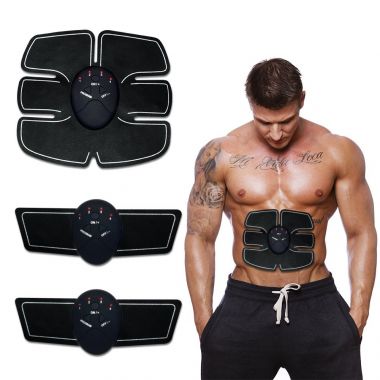 PACHET PROMO: Aparat Fitness Cu Electrostimulare Pentru Abdomen Si Brate 1+1 CADOU
