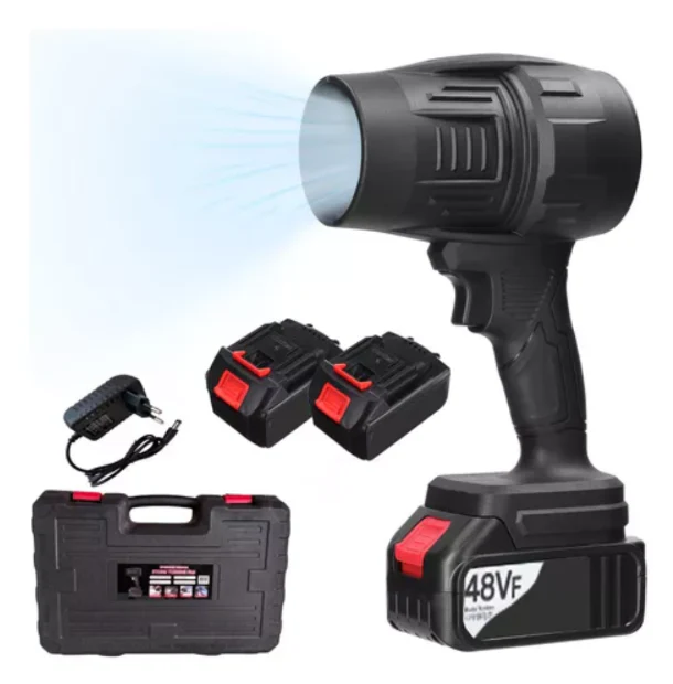 Suflanta Profesionala Praf,Apa,Auto,PC,Birou,Casa + 2X Acumulatori 48V + Incarcator , Putere Mare,Protectie Supraincalzire