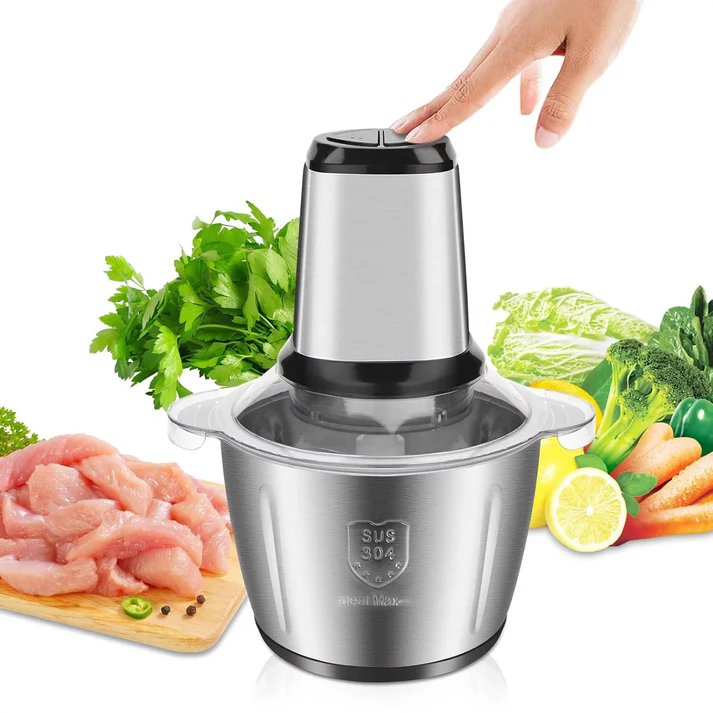 Tocator Electric Multifunctional,Capacitate 5L, Pentru Carne, Fructe si Legume, Bol Din Inox,Putere 500W