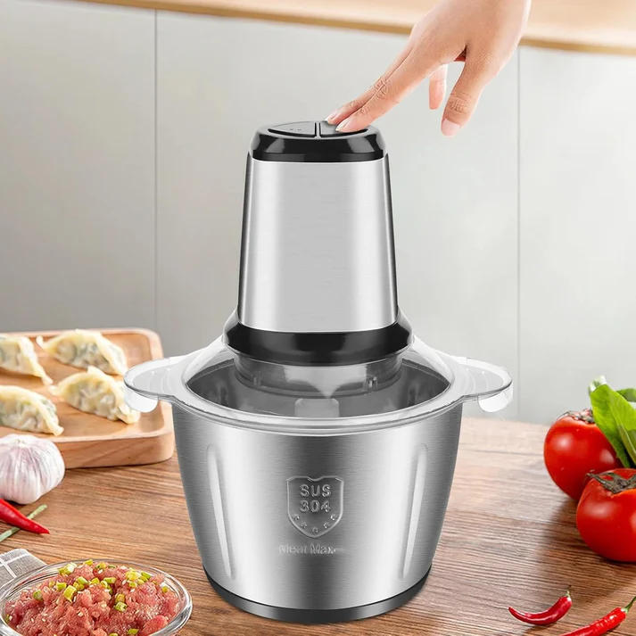 Tocator Electric Multifunctional,Capacitate 5L, Pentru Carne, Fructe si Legume, Bol Din Inox,Putere 500W