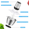 Tocator Electric Multifunctional,Capacitate 5L, Pentru Carne, Fructe si Legume, Bol Din Inox,Putere 500W