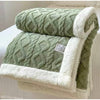 MODEL NOU: Patura Cocolino Groasa Dubla, Super Soft, Tip Tricotaj, cu Blanita, 200 x 230 cm