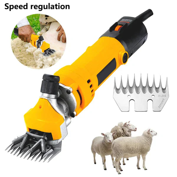 Masina Electrica Profesionala De Tuns Oi, Putere 1000W, 6 Trepte De Viteza + Geanta De Depozitare De Plastic Inclusa + EXTRA lama cadou