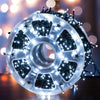 1+1 GRATIS: Instalatie De Craciun, Tip Rola, Cu 1000 LED-uri Mari, Interior sau Exterior, Rezistenta La Vreme Rea, 100 m,Alb Rece