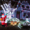 1+1 GRATIS: Instalatie De Craciun, Tip Rola, Cu 1000 LED-uri Mari, Interior sau Exterior, Rezistenta La Vreme Rea, 100 m,Alb Rece